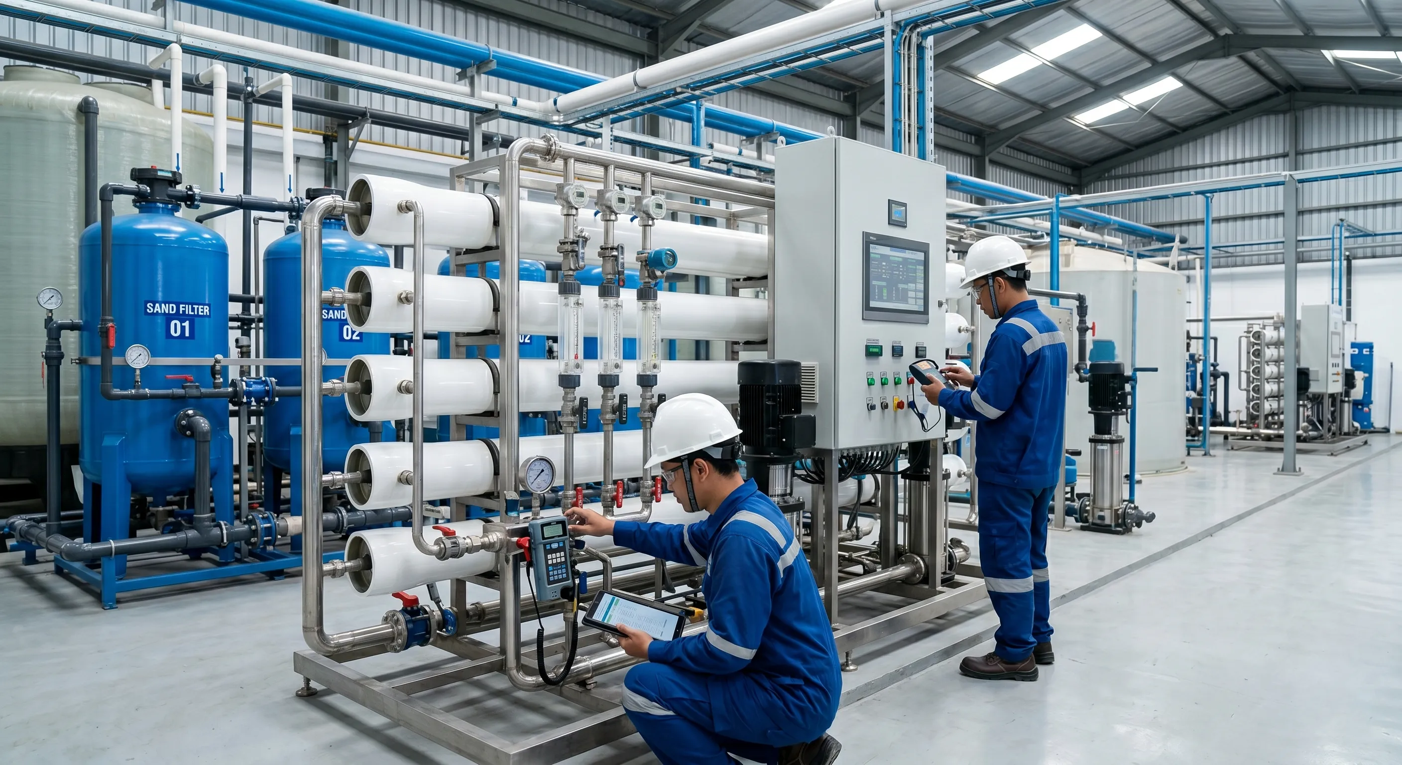 Perawatan & Maintenance WTP (Water Treatment Plant)