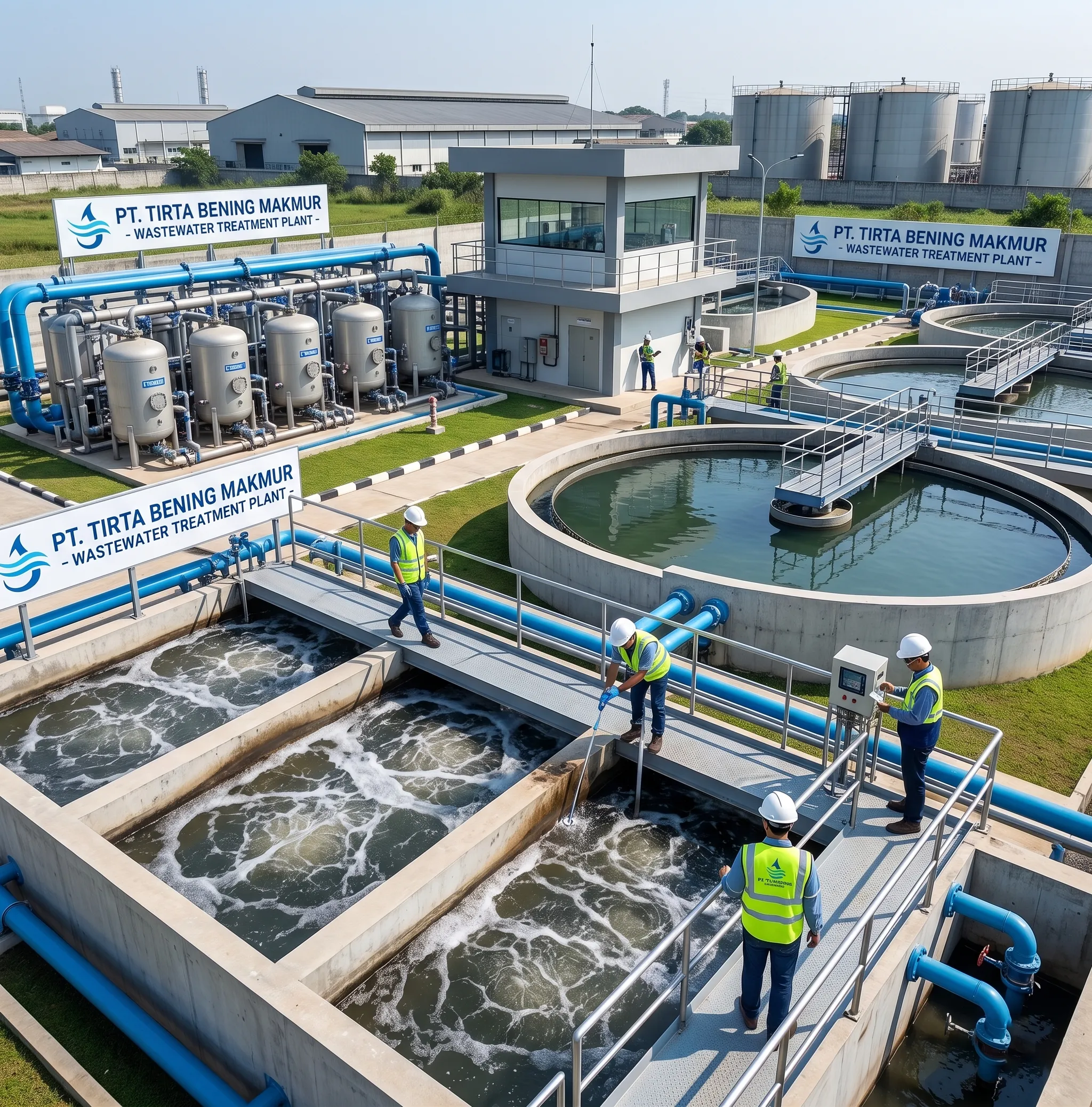Jasa WWTP (Waste Water Treatment Plant) untuk Pengolahan Air Limbah Industri