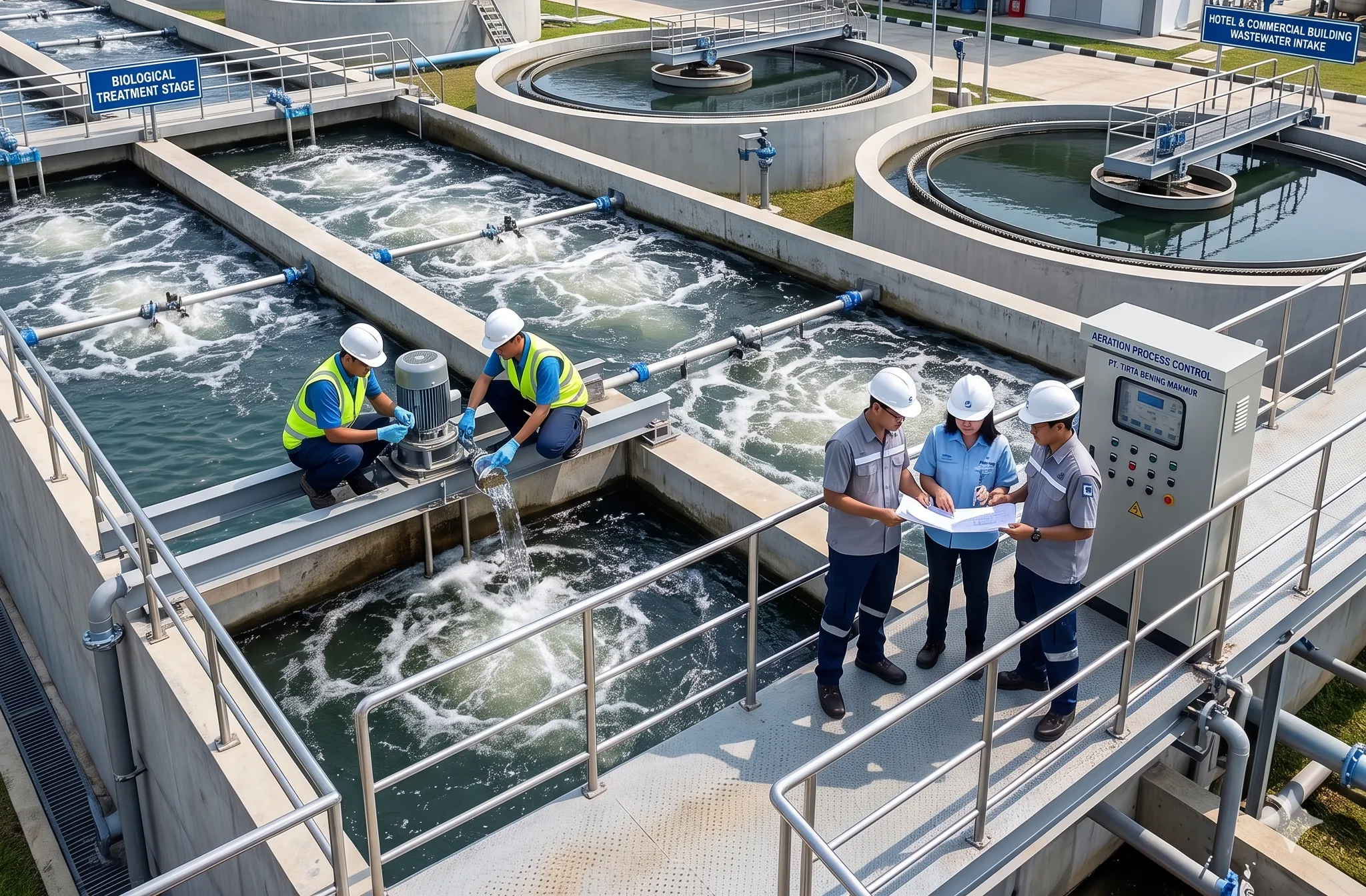 Jasa STP (Sewage Treatment Plant) untuk Pengolahan Air Limbah Domestik